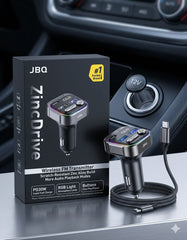 JBQ Zinc Drive Wireless FM Transmitter - Elite Phones