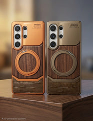 Jinkuhong Luxury Wood & Leather Hybrid Case - Elite Phones