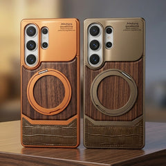 Jinkuhong Luxury Wood & Leather Hybrid Case - Elite Phones