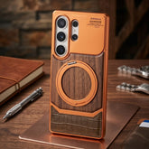Jinkuhong Luxury Wood & Leather Hybrid Case - Elite Phones