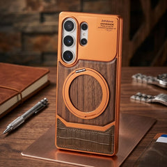 Jinkuhong Luxury Wood & Leather Hybrid Case - Elite Phones