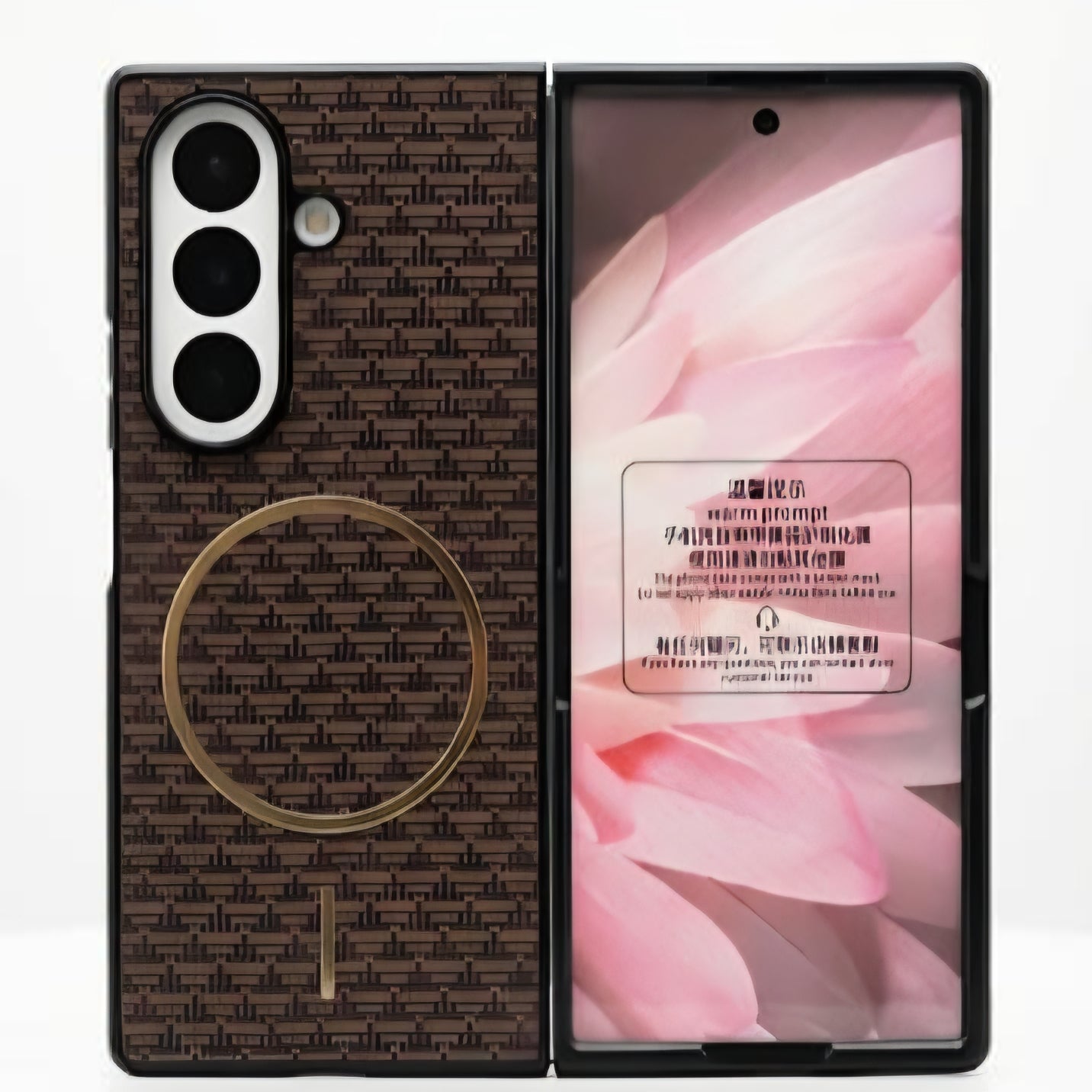 Luxury Carbon Fiber Magnetic Case for Galaxy Z Fold - Elite Phones
