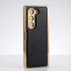 Luxury Electroplated Leather Foldable Phone Case - Elite Phones