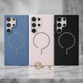 Luxury Leather Magnetic Case for Samsung - Elite Phones