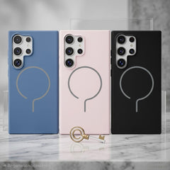 Luxury Leather Magnetic Case for Samsung - Elite Phones