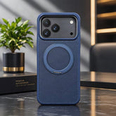 Luxury Leather Magnetic Ring Stand Case - Elite Phones