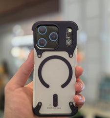 Luxury Mechanical plastic Alloy Magnetic Bumper Case - Elite Phones