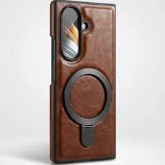 Magnetic Leather Kickstand Case for Samsung Galaxy Z Fold - Elite Phones