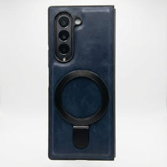 Magnetic Leather Kickstand Case for Samsung Galaxy Z Fold - Elite Phones