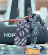 Magsafe Carbon Fiber Case With Camera Stand Net Design - Elite Phones