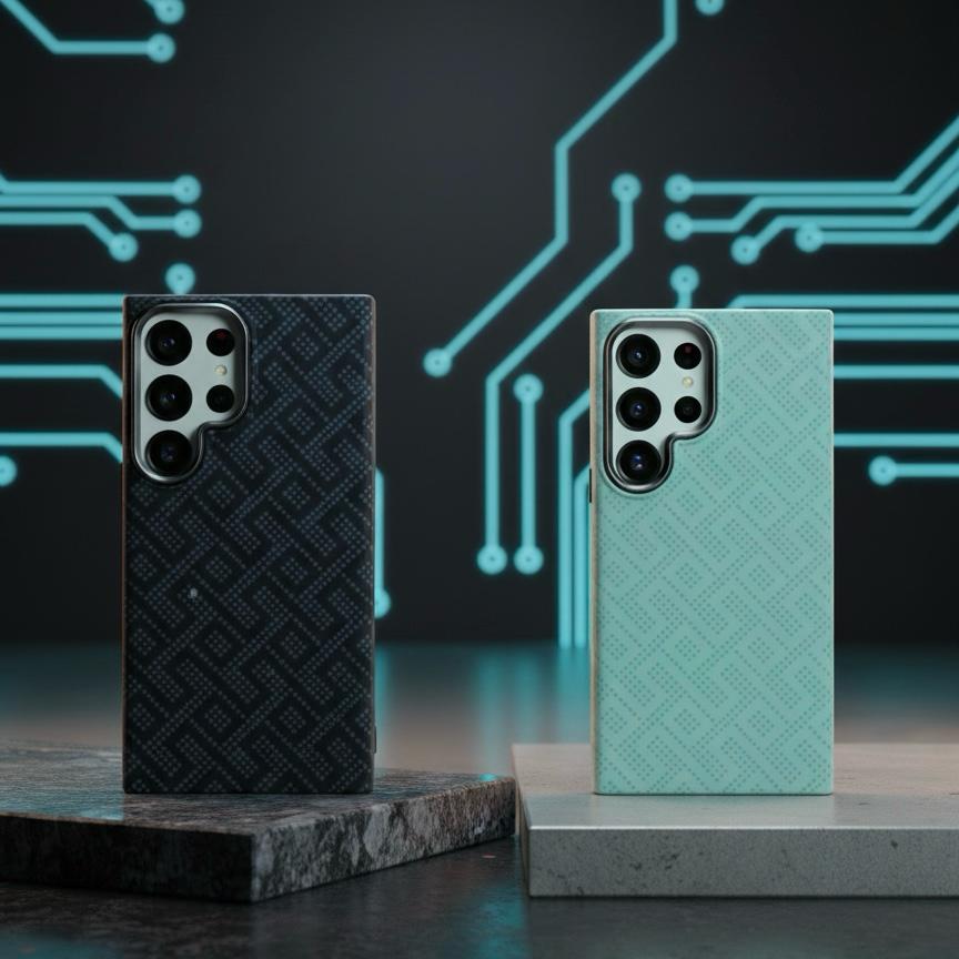 Minimalist Geometric Pattern Slim Protective Case - Elite Phones