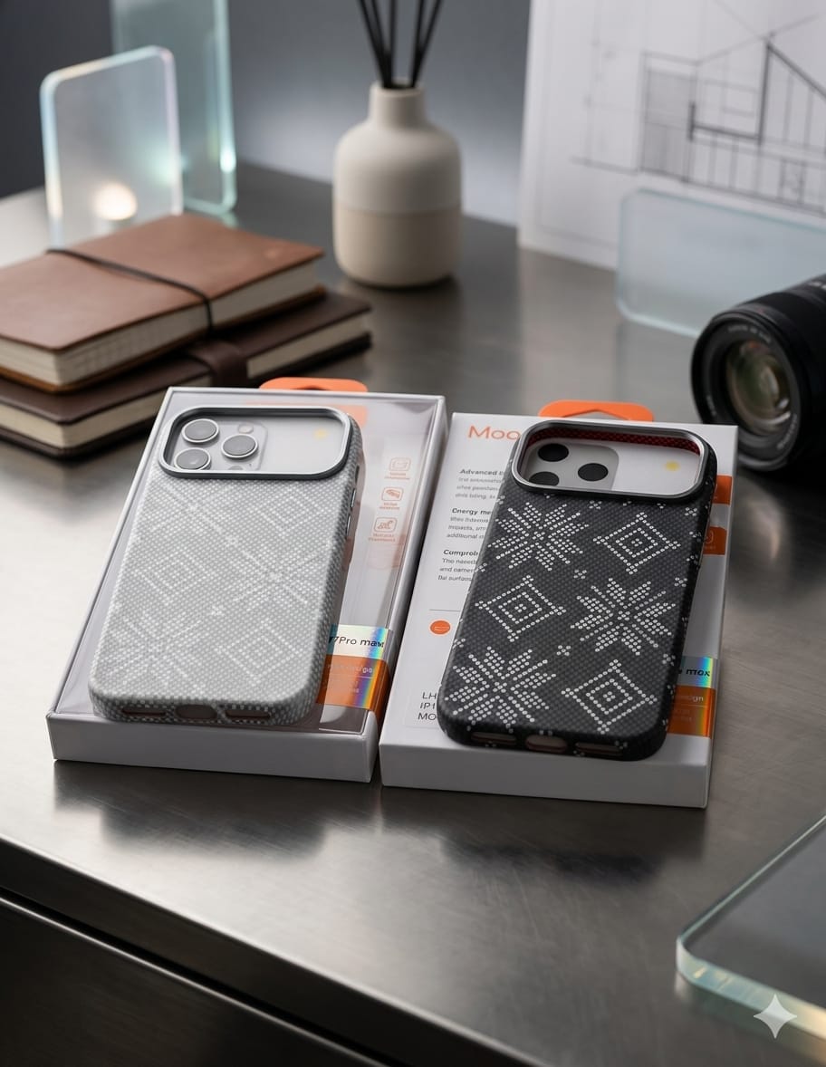 Mogix Geometric Pattern Aramid Fiber Case - Elite Phones
