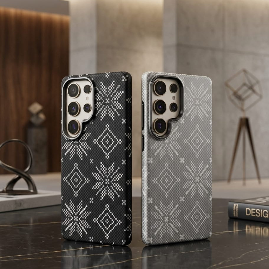 Mogix Geometric Pattern Aramid Fiber Case For Samsung - Elite Phones