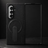 Moobssi Magnetic Leather Case with Built-in Ring Kickstand for Galaxy Z Fold - Elite Phones