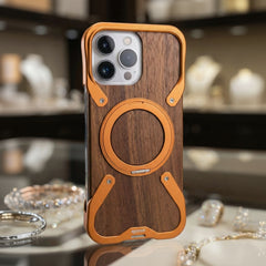 NJOYNY Magnetic Wood Series Bumper Case - Elite Phones
