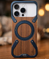 NJOYNY Magnetic Wood Series Bumper Case - Elite Phones