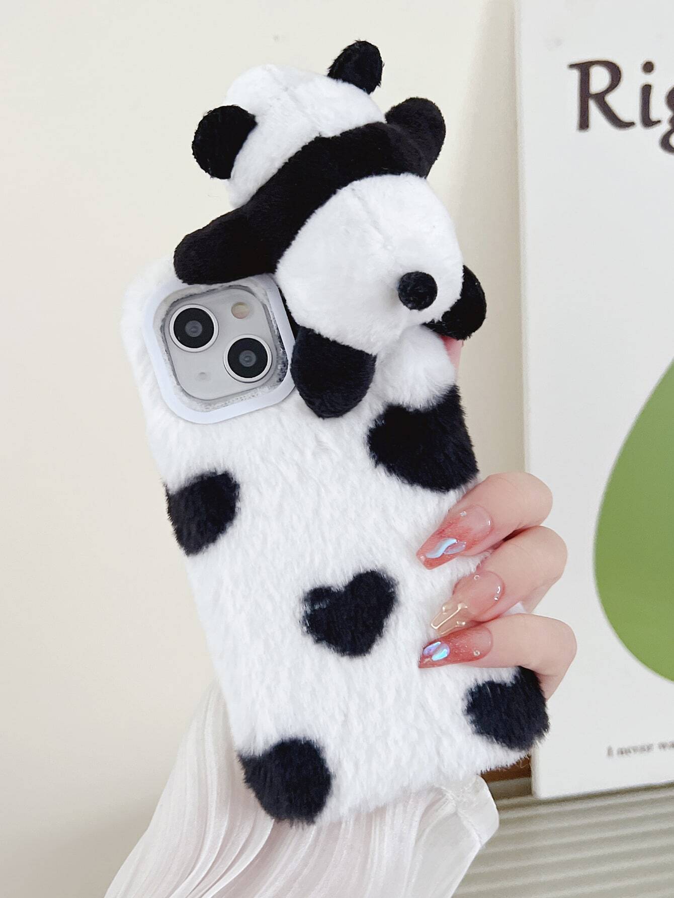 Panda Fur Case With Panda Doll - Elite Phones