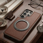 Premium Leather Case with Magnetic Ring - Elite Phones