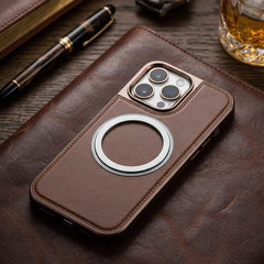 Premium Leather Case with Magnetic Ring - Elite Phones