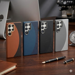 Premium Leather & Fabric Weave Hybrid Case - Elite Phones