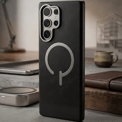 Premium Leather Magnetic Stand Case - Elite Phones