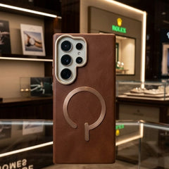Premium Leather Magnetic Stand Case - Elite Phones