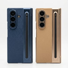 Premium Leather S - Pen Slot Foldable Case - Elite Phones