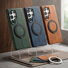 Premium Magnetic Leather Case with MagSafe Compatibility - Elite Phones