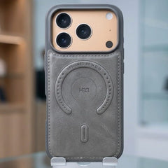Premium Stitched Leather Magnetic Protective Case - Elite Phones
