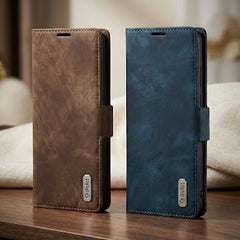 Retro Matte Leather Wallet Flip Case - Elite Phones