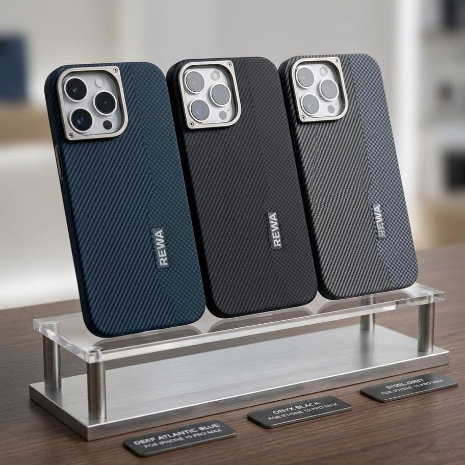 REWA Carbon Fiber Texture Series Case - Elite Phones