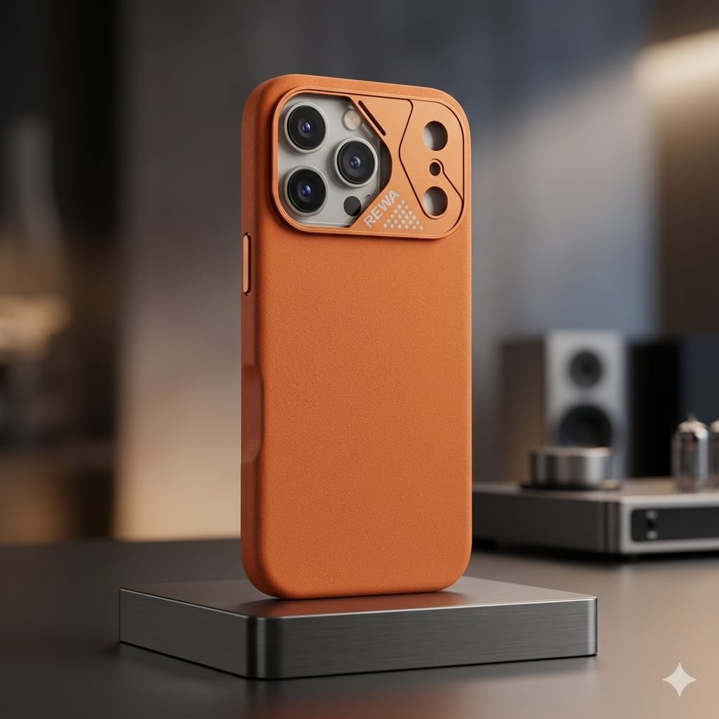 REWA Leather Texture Protective Case for iPhone - Elite Phones