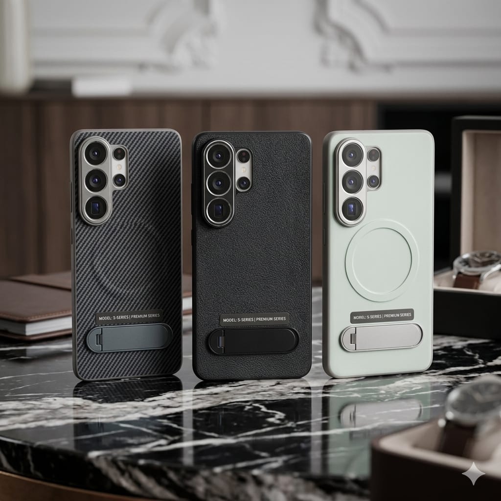 S - Series Premium Magnetic Kickstand Case - Elite Phones