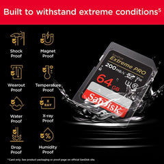 SanDisk Camera Memory Card SDXC 64GB - Elite Phones