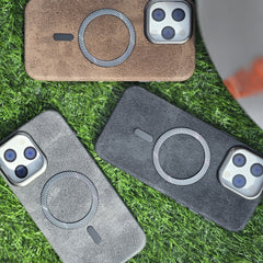 Slim Fit Rubber Metal Magsafe Case With Camera Shield - Elite Phones