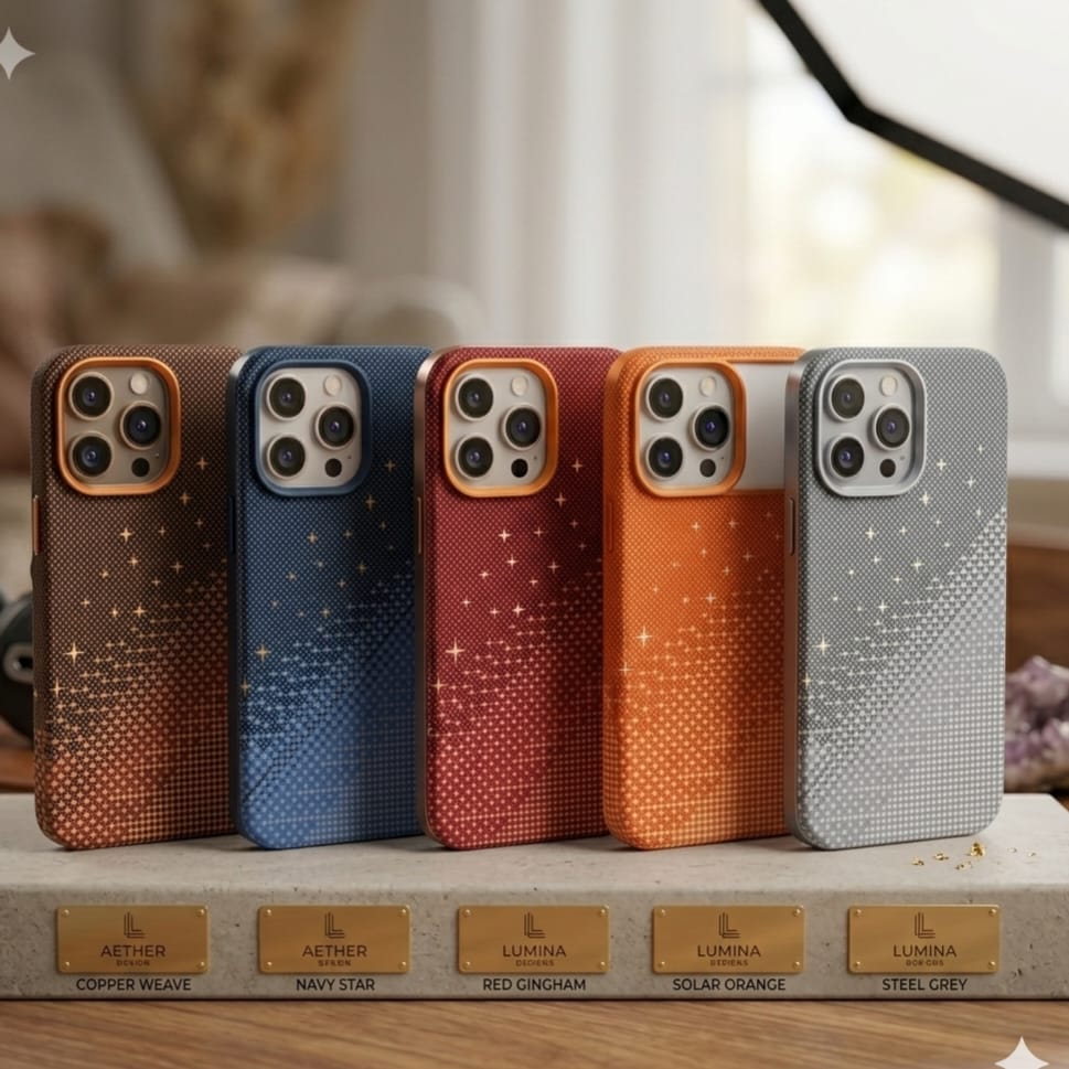 Starfield Series | Carbon Fiber Premium Textured Gradient Case for Apple - Elite Phones