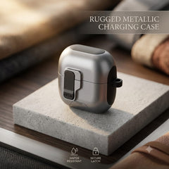 Strong Leather Earbuds Case With Lock - Elite Phones