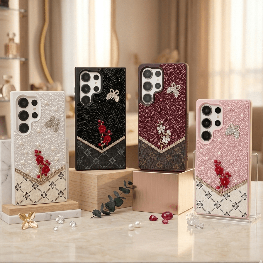 The Pearl Blossom & Monarch Monogram Edition - Elite Phones