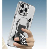 Transparent Writen Case Magesafe With Strap And Stand - Elite Phones