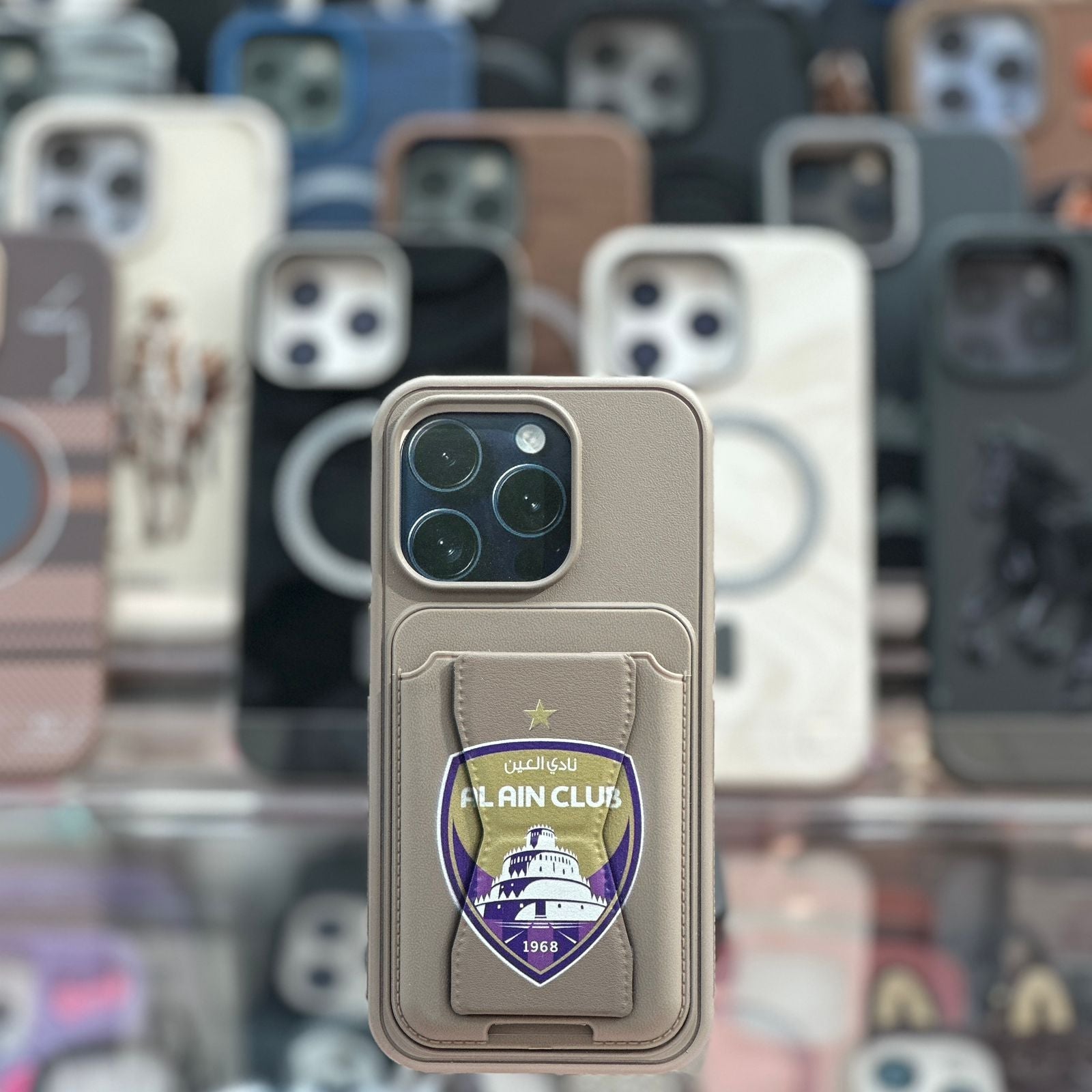 UAE Marks Phone Case With Wallet Alain Club - Elite Phones