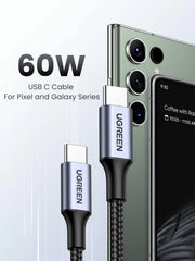 UGreen Cable 60 W type - c to Tybe - c - Elite Phones