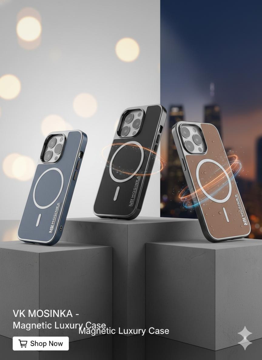 VK MOSINKA – Magnetic Luxury Case - Elite Phones
