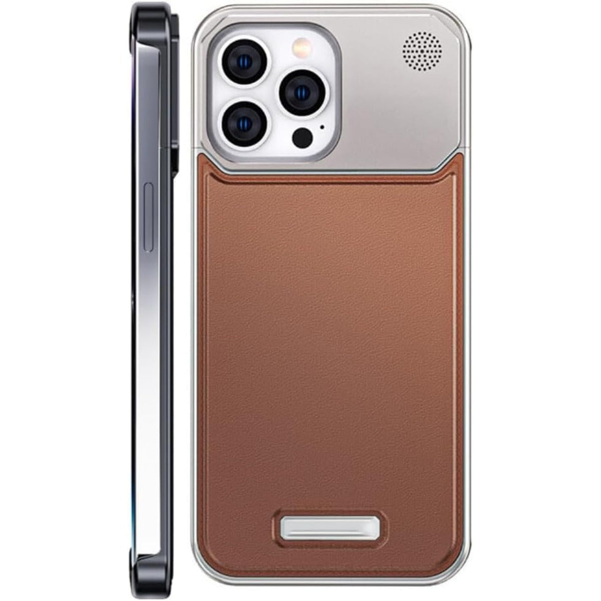 Aluminum With Leather Magsafe Perfume Case Easy Fixing