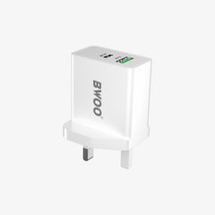 BWOO 30W Fast Charging USB-A+USB-C Wall Charger