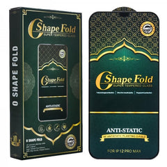 Clear Anti Static Screen Protector O Shape Fold