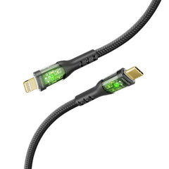 27W Power Delivery USB - C to Lightning Cable with Transparent Shells - Elite Phones
