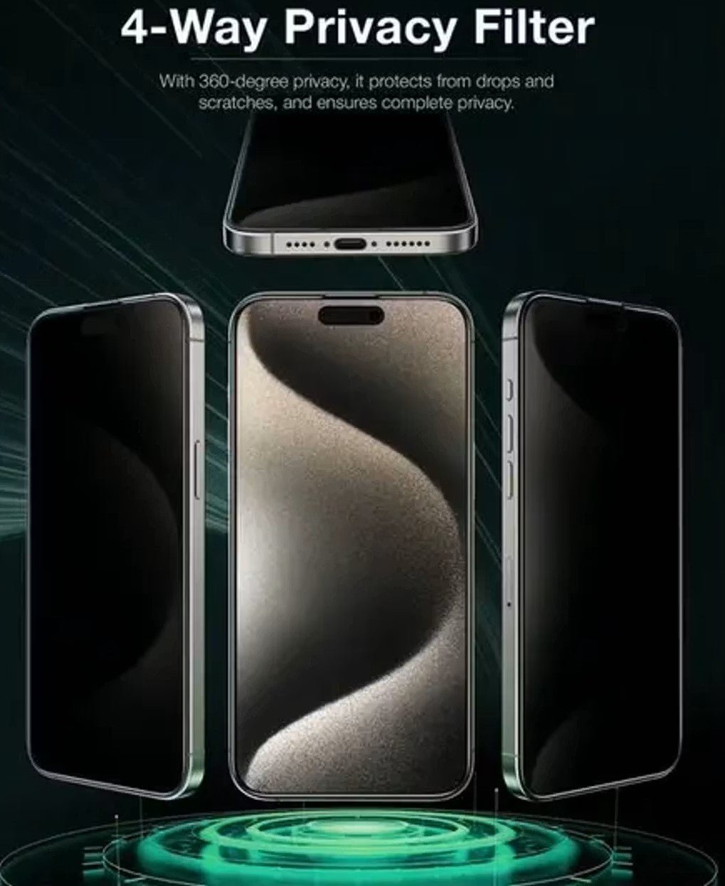 360° Privacy Screen Protector - Elite Phones