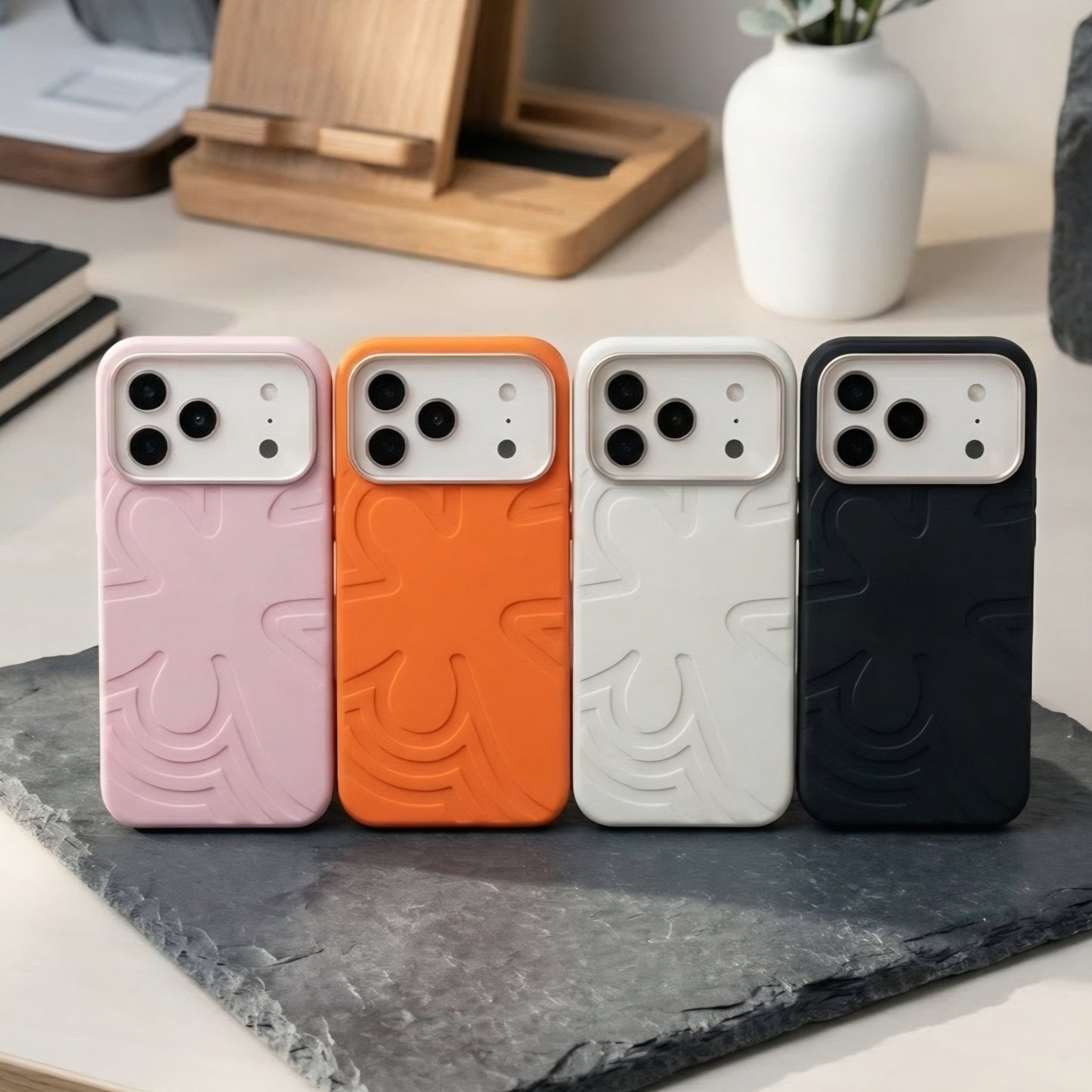 3D Relief Abstract Art Silicone Case - Elite Phones