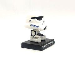 Small Figures Shacking Head&Mobile Holder - Star War White