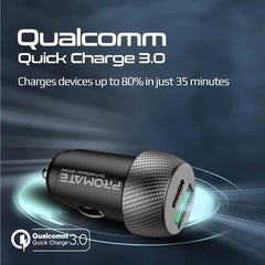 Promate 20W Quik Charging Mini Car Charger